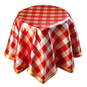 dramatic abstract Plastic Tablecloth Disposable Party Supplies Red Gingham Transparent genuine png