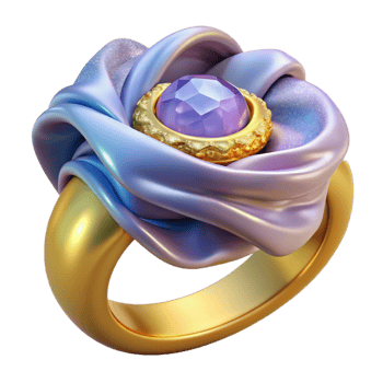 elegant artistic Ring Jewelry Accessory Fashion Item Isolated for Engagement Ecommerce png