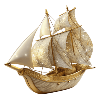 dramatic modern Sailing Ship Silhouette Transparent Background for Nautical Designs exclusive png