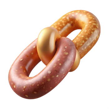 serene creative Sausage Link Pork Breakfast Meat Transparent for Butcher Shops authentic png