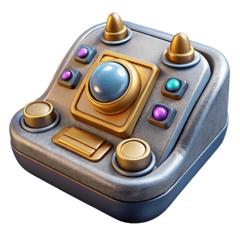 wonderful classic Sci Fi Spaceship Control Panel Isolated for Game Ui high resolution png