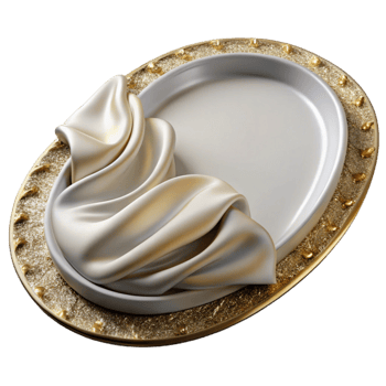 dramatic traditional Serving Platter Oval White Porcelain Transparent for Catering premium png