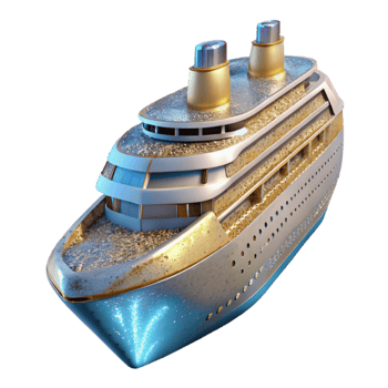 dramatic rustic Ship Ocean Liner Cruise Travel Isolated authentic png