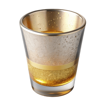 magnificent vintage Shot Glass Clear Small Glassware Isolated for Liquor Service genuine png