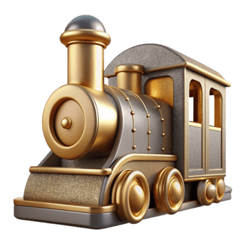serene minimalist Silhouette Train Railway Transparent for Transportation Design premium png