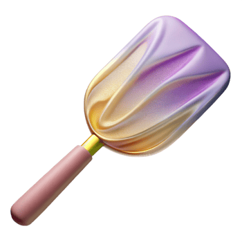 extraordinary modern Silicone Spatula Heat Resistant Utensil Transparent Baking Essential authentic png