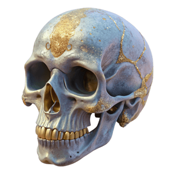 impressive classic Skull Human Anatomy Bone Structure Isolated Medical Study high quality png