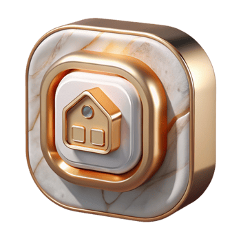 serene artistic Smart Home Device Compatibility Icon Isolated for Tech Specs original png