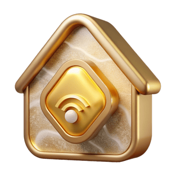 stunning artistic Smart Home Innovation Icon Cutout for Future Tech authentic png