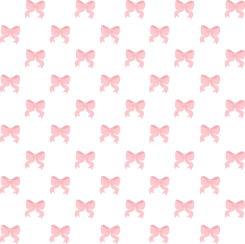 Vintage Coquette Pink Ribbon Bow Seamless Pattern png