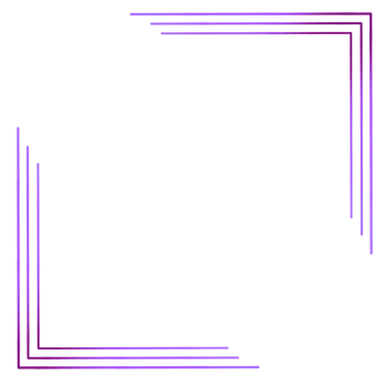 Purple square corner frame png