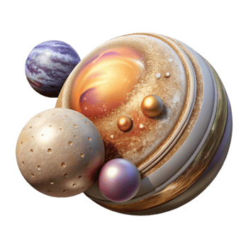 elegant creative Solar System Planets Astronomy Illustration Transparent for Space Design exclusive png