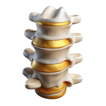 dramatic creative Spine Vertebrae Anatomy Isolated for Medical Diagrams high resolution png