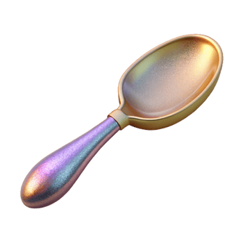 impressive minimalist Spoon gold Tableware Utensil Cutout for Food Graphics exclusive png
