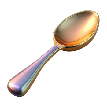 impressive modern Spoon gold Tableware Utensil Cutout for Food Graphics genuine png