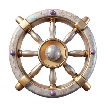 wonderful traditional Steering Wheel Ship Transparent Background for Maritime Museums original png