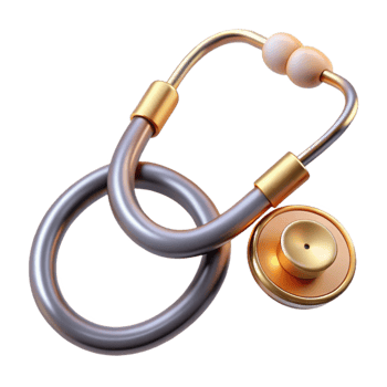 vibrant vintage Stethoscope Medical Icon Transparent for Doctor Websites detailed png