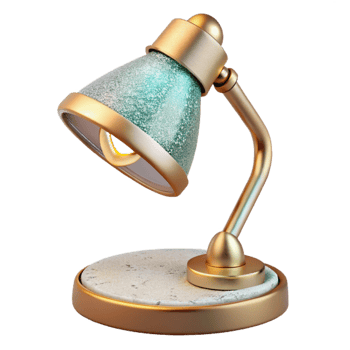 dramatic minimalist Stylish Desk Lamp Transparent for Workspace Design authentic png