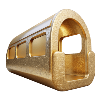 serene minimalist Subway Silhouette Underground Cutout for Public Transit png