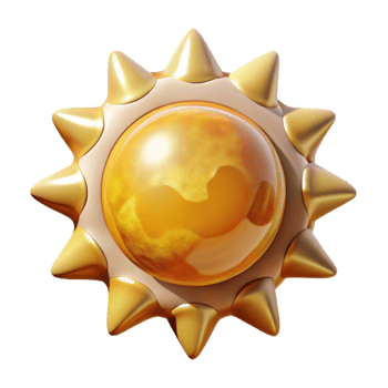 magnificent classic Summer Sun Icon Transparent for Vacation Themes exclusive png