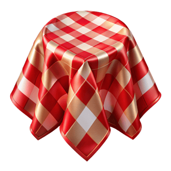 extraordinary artistic Tablecloth Red Checkered Picnic Transparent for Food Illustrations original png