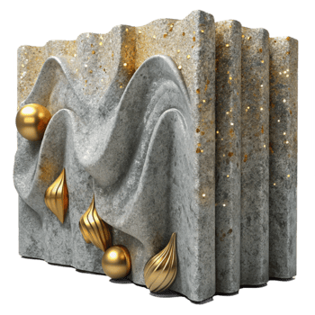 serene artistic Texture Background Concrete Wall Gray Isolated high quality png