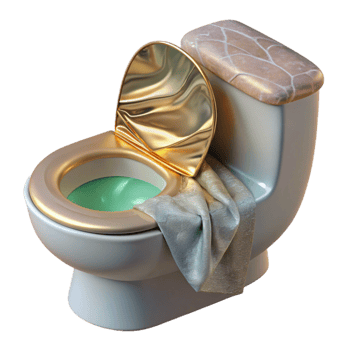 vibrant modern Toilet Cutout for Bathroom Essentials high resolution png