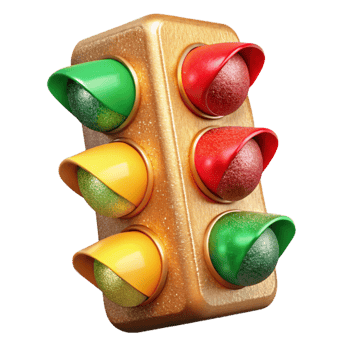 serene classic Traffic Lights Red Green Yellow Transparent Road Safety professional png