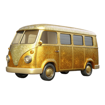 elegant classic Van Silhouette Delivery Transparent for Transportation original png