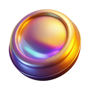 beautiful vintage Vibrant Gradient Button with Shadow Transparent exclusive png