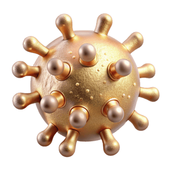 dramatic artistic Virus Bacteria Infection Icon Transparent for Microbiology exclusive png