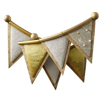 serene rustic Wedding Bunting Flags Triangle Celebration Transparent detailed png