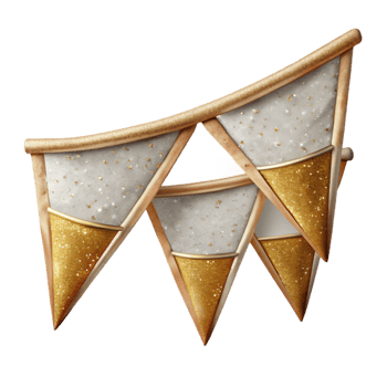 magnificent contemporary Wedding Bunting Flags Triangle Celebration Transparent high quality png