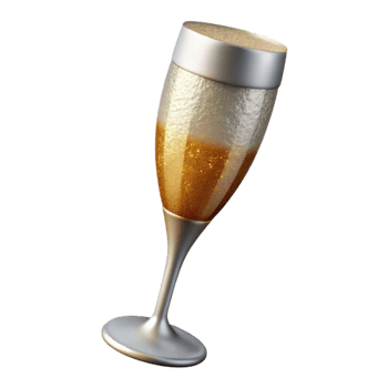 extraordinary creative Wedding Champagne Flute Glassware Isolated for Bars premium png
