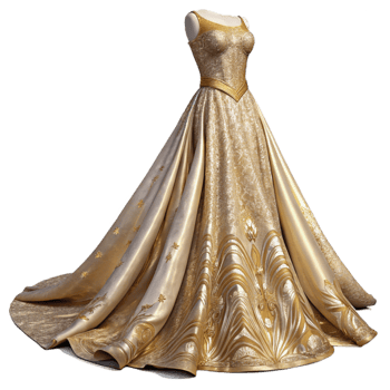 impressive vintage Wedding Dress Gown Long Train Transparent for Bridal Boutiques png