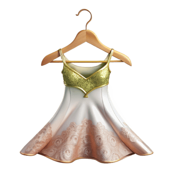 extraordinary minimalist Wedding Dress Hanger with Lace Personalized Gift Isolated detailed png