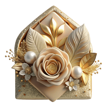 impressive vintage Wedding Invitation Card Floral Design Transparent for Stationery Shops detailed png