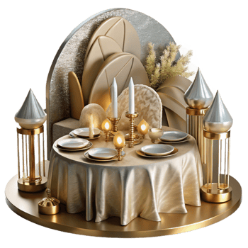 vibrant vintage Wedding Reception Table Decor Cutout for Event Planners exclusive png