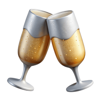 extraordinary abstract Wedding Toast Glasses Clinking Transparent for Celebration Images premium png