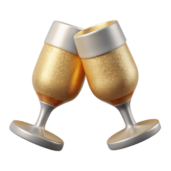 serene rustic Wedding Toast Glasses Clinking Transparent for Celebration Images original png