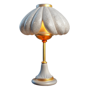 impressive classic White Floor Lamp Isolated for Interior Design Projects genuine png