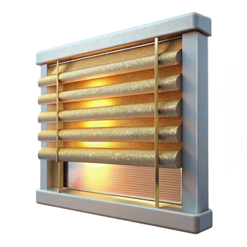 impressive classic Window Blinds Transparent for Light Control Visuals premium png