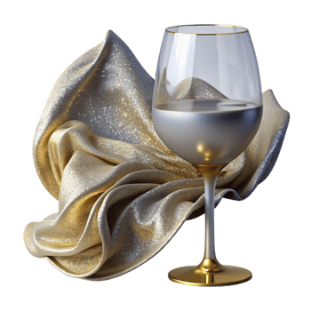 vibrant classic Wine Glass Empty Clear Stemware Isolated for Restaurant Websites exclusive png