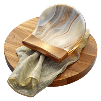 dramatic abstract Wooden Serving Platter Cutout Home Decor original png