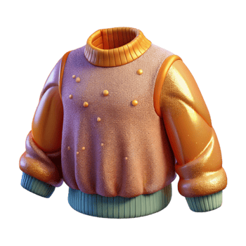 dramatic creative Woolen Sweater Winter Clothing Isolated for Cold Weather Ecommerce professional png
