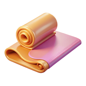 stunning rustic Yoga Mat Exercise Icon Transparent for Wellness Retreats professional png