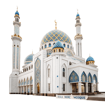 Stunning Ksla Miic Mosque Architecture Detailed Exterior 3D Render png