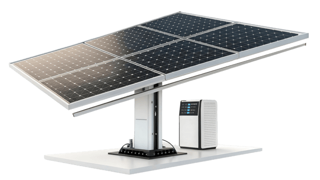 modern solar panel system with multiple photovoltaic panels, showcasing renewable energy technology and sustainability png