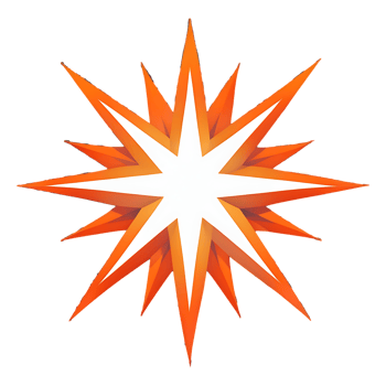 Dynamic Explosion Clipart Fiery Starburst for Digital Art png
