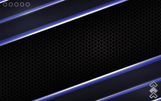Lines of blue light against a dark background vector